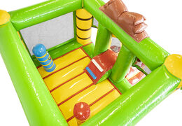 Buy mini inflatable lion bouncer with slide for children at JB Inflatables. Inflatable bouncers for sale at JB Inflatables UK