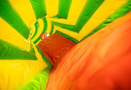 Order a gorilla crawl tunnel bouncy castle with obstacles, a climbing ramp and slide for children. Buy bouncy castles online at JB Inflatables UK