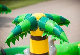 Multiplay playzone jungle bouncer with plastic balls and 3D objects for children. Buy bouncers online at JB Inflatables UK