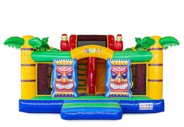 Order Slidebox Hawaii bouncy castle with slide for kids. Buy bouncy castles online at JB Inflatables UK