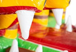 Buy indoor inflatable multiplay Jungleworld bouncy castle with a slide and 3D objects for children. Order bouncy castles online at JB Inflatables UK