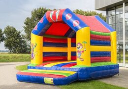 Buy a standard bouncy castle in a circus theme with beautiful animations on the inner and outer walls and on the pillars for children. Buy inflatables online at JB Inflatables UK