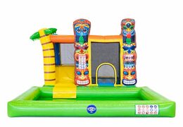 Buy Hawaii themed inflatable multiplay bouncer with or without a bath for children at JB Inflatables UK. Order inflatable bouncers online at JB Inflatables UK