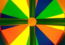 Buy a carousel bouncer in a standard theme for children. Order bouncer online at JB Inflatables UK