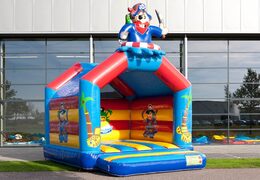 Buy standard pirate bouncy castles with a 3D object on top for kids. Order bouncy castles online at JB Inflatables UK