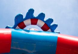 Order unique standard pirate bouncers with a 3D object on top for children. Buy bouncers online at JB Inflatables UK