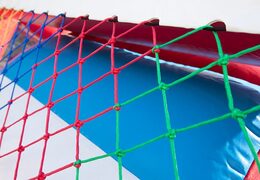 Buy a bouncer in the theme of a fire truck with a slide for children. Order inflatable bouncers online at JB Inflatables UK