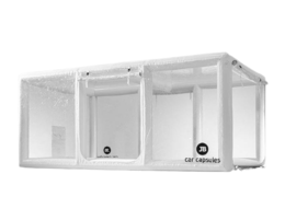 Buy Showcase car capsule to use vehicle in white