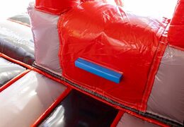 Animal Hotel Theme Inflatable Air Cushion With Slide For Sale For Kids