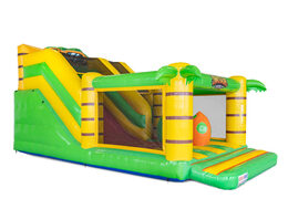 Inflatable Dino Theme Air Cushion Slide For Sale For Kids