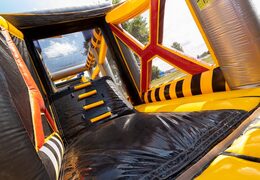 Mega voltage themed assault course at JB Inflatables