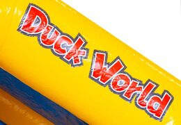 Order inflatable bouncy castle with slide at the front in duck theme for children