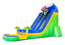 Buy inflatable water slide Waterslide D22 Hawaii with a tropical theme