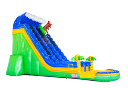 Order inflatable water slide Waterslide D22 Hawaii with a tropical theme