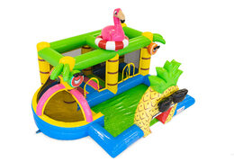 Order Flamingo bouncy castle for children. Buy bouncy castles online at JB Inflatables America