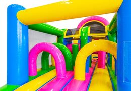 Buy obstacle course in Happy colors for kids. Order inflatable obstacle courses now online at JB Inflatables America