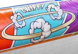 Buy 13 meters inflatable obstacle course in theme Comic for kids. Order inflatable obstacle courses now online at JB Inflatables America