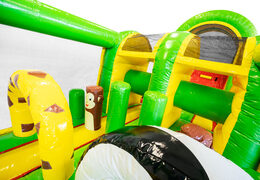 13 meter long Jungle inflatable obstacle course for children. Order inflatable obstacle courses now online at JB Inflatables America