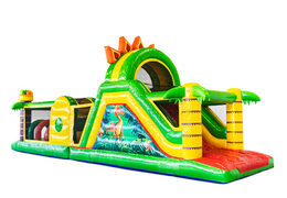 Order obstacle course in theme Dino for kids. Buy inflatable obstacle courses now online at JB Inflatables America