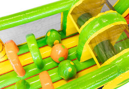 Buy 13 meters inflatable obstacle course in theme Dino for kids. Order inflatable obstacle courses now online at JB Inflatables America