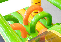 Order 13 meters inflatable obstacle course in theme Dino for kids. Buy inflatable obstacle courses now online at JB Inflatables America