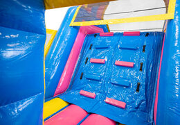 Buy 13 meters inflatable obstacle course in theme Flamingo for kids. Order inflatable obstacle courses now online at JB Inflatables America