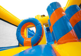 Buy a 4 in 1 slide in the Rubber Duck theme for your kids. Order inflatable slides now online at JB Inflatables America