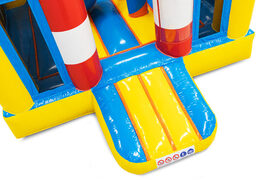 Buy an inflatable 4 in 1 slide in the Rubber Duck theme for your children. Order now online inflatable slides at JB Inflatables America