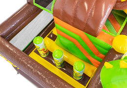 Order inflatable Mini Multiplay Dino bouncy castle for kids. Inflatable bouncers for sale at JB Inflatables America