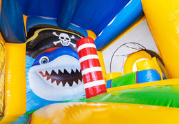 Order inflatable bouncy castle with slide and play object