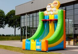 Portable basketball game