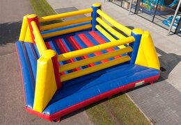 Inflatable boxing ring with bright colors