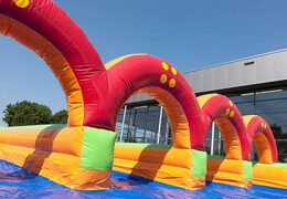 Inflatable shuffleboard game