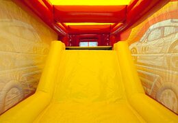 Slide on assault course bouncy castle