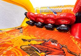 Baskets on inflatable sports game