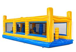 Inflatable obstacle course extendable module Pillar Dodger Marble