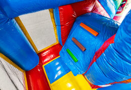 Ladder in Multiplay bouncy castle in comic theme for sale at JB