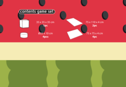 Contents of Softplay Playset in Flamingo - Hawaii Theme for purchase at JB