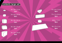 Contents of Softplay Large Set in Comic Theme buy online