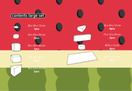 Contents of Softplay Large Set in Flamingo - Hawaii Theme buy online