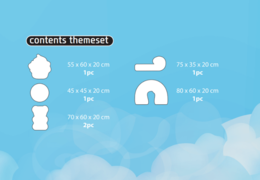 Contents of Softplay Theme Set in Candy Theme order online at JB