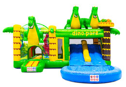 Buy Multiplay inflatable castle online with 3D figures and slide