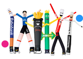 Request custom skytubes and skydancers as eye-catchers for your company or events