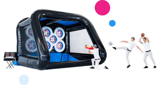 Interactive PlaySystems; Interactieve Opblaasbare Spellen Kopen voor al je inflatables. Exclusief van JB Inflatables