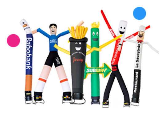Buy custom skytubes and sky dancers at JB-inflatable