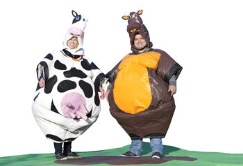 Order inflatable sumo suits in Cow & Bull theme for both young and old. Buy inflatable sumo suits online at JB Inflatables UK