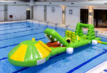 Order a unique inflatable slide in a crocodile theme for both young and old. Buy inflatable pool games now online at JB Inflatables America