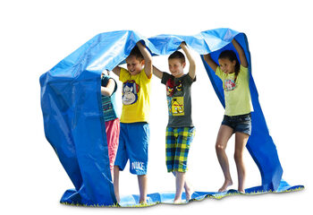 Order blue caterpillar game for both old and young. Buy inflatable items online at JB Inflatables America