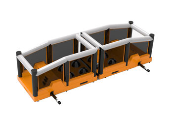 Buy inflatable 40 piece giga Stepping Stones modular obstacle course for kids. Order inflatable obstacle courses online now at JB Inflatables UK