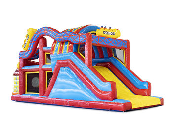 Order 9 meter long inflatable rollercoaster obstacle course for kids. Buy inflatable obstacle courses online now at JB Inflatables UK